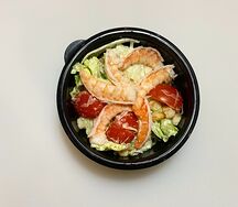 Салат Цезарь с Креветками