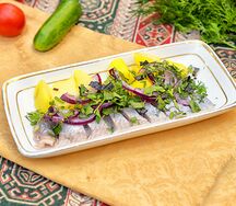 Сельдь с картофелем
