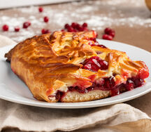 Пирог с брусникой