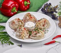 Манты с тыквой