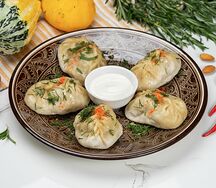 Манты с говядиной