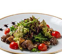 Салат с куриной печенью 200 г