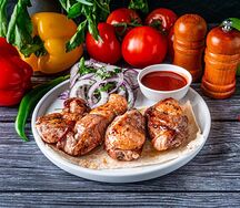 Шашлычок из cвинoй шейки