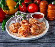 Шашлык из филе куриных бедрышек