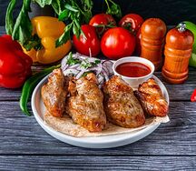 Шашлычок из куриных крылышек