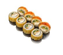 Жареный ролл с курицей