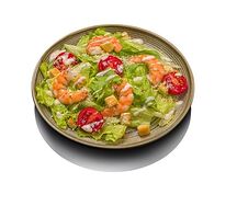 Салат Цезарь с креветками