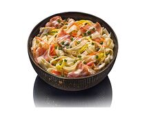 Лапша удон с беконом