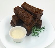 Гренки чесночные