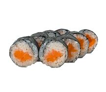 Маки с копченым лососем