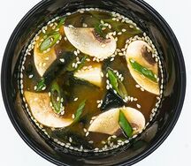 Мисо-суп с шампиньонами