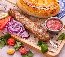Шашлык с фисташками