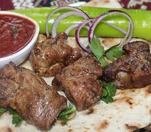 Шашлык из cвинoй шейки