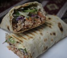 Шаурма куриная в лаваше