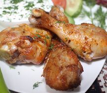 Куриные ножки на мангале