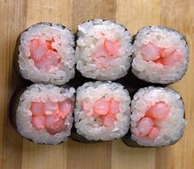 Мини-ролл с креветкой