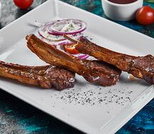 Шашлык из бараньей корейки