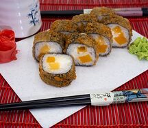 Теплый ролл 4-сыра