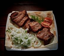 Шашлык из свинины на кости