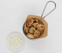 Пельмени жареные