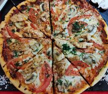 Пицца Курица с грибами
