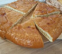 Постный пирог с капустой