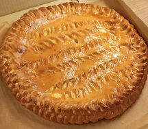 Пирог с говядиной и грибами