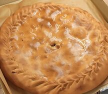 Пирог с курицей и картофелем