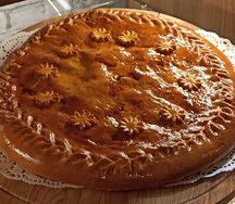 Пирог с курицей и шпинатом