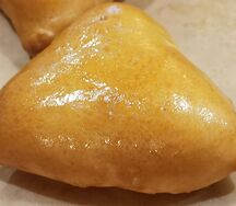 Постный пирожок с картошкой печеный