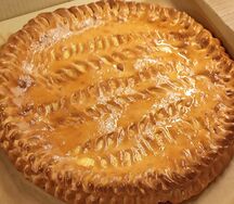 Пирог с курицей и грибами