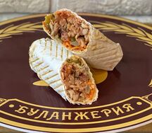 Шаурма на углях из курицы