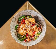 Wok с креветкой