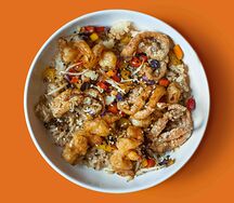 Рис Wok с морепродуктами