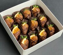 Клубника в шоколаде Шоколадный апельсин