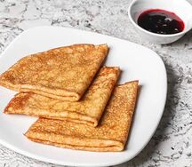 Блины с соусом
