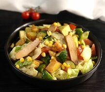 Фреш-салат с курицей