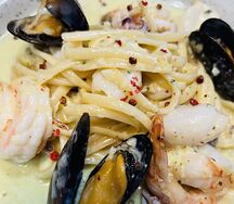 Лингвини с морепродуктами