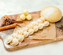 Домашние пельмени с говядиной и свининой