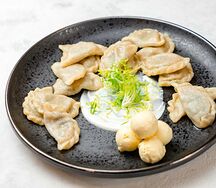 Вареники с картофелем и грибами
