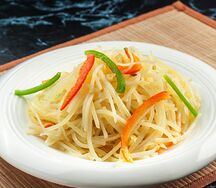 Картофельное сотэ кисло-острое