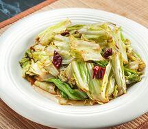 Жареная капуста с перцем
