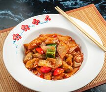 Картофель с овощами