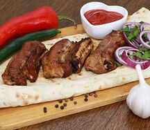 Шашлык из свиных рёбер