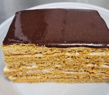 Медовик с глазурью