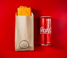 Шаурма Кисло-сладкая и Coca-Cola