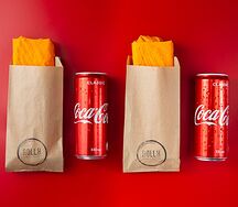 Сет на двоих 2 шаурмы Три сыра и 2 Добрый Cola