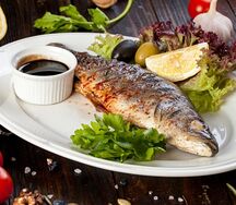 Сибас на гриле 1 шт