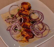 Шампиньоны на мангале