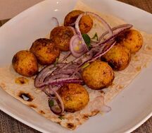 Картофель на мангале